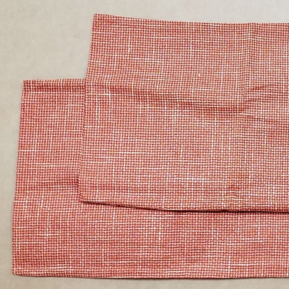 Brand New Miulee 12 x 20 Inch Throw Pillow Cover Orange Set of 2